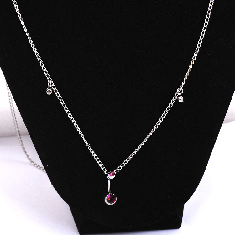 Популярни аксесоари за пиърсинг коремен танц, дълга галванизирана двойна диамантена катарама за пъпа верижка на талията , гореща разпродажба