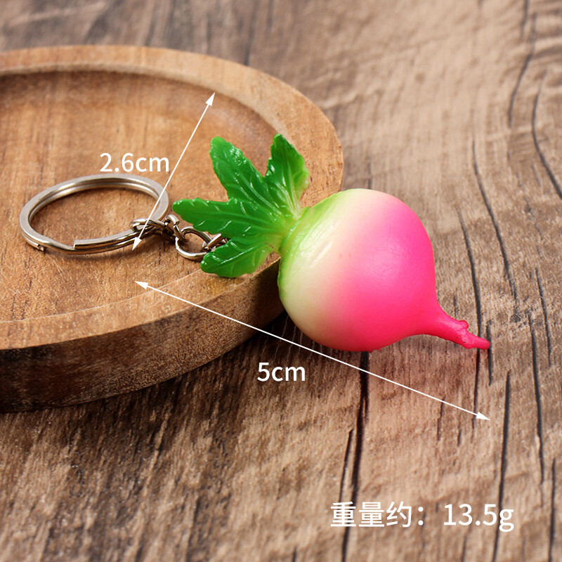 PVC симулация миниатюрен плод модел ягода портокал ключодържател чанта висулка миниатюрна игра на храна Домашни играчки