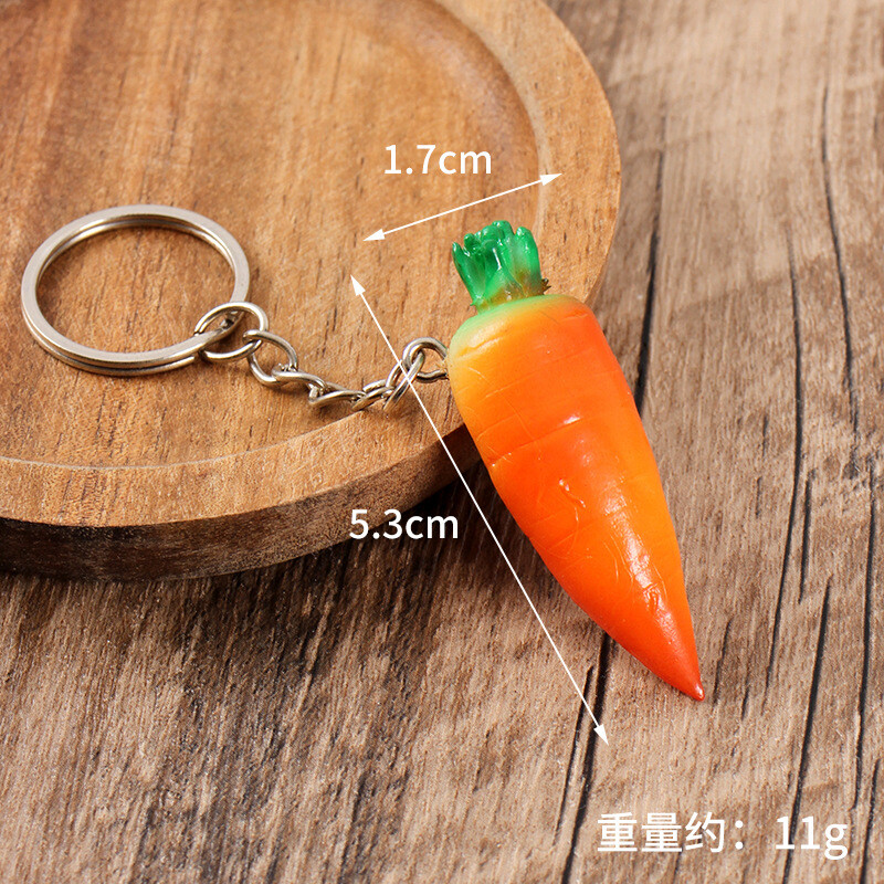 PVC симулация миниатюрен плод модел ягода портокал ключодържател чанта висулка миниатюрна игра на храна Домашни играчки