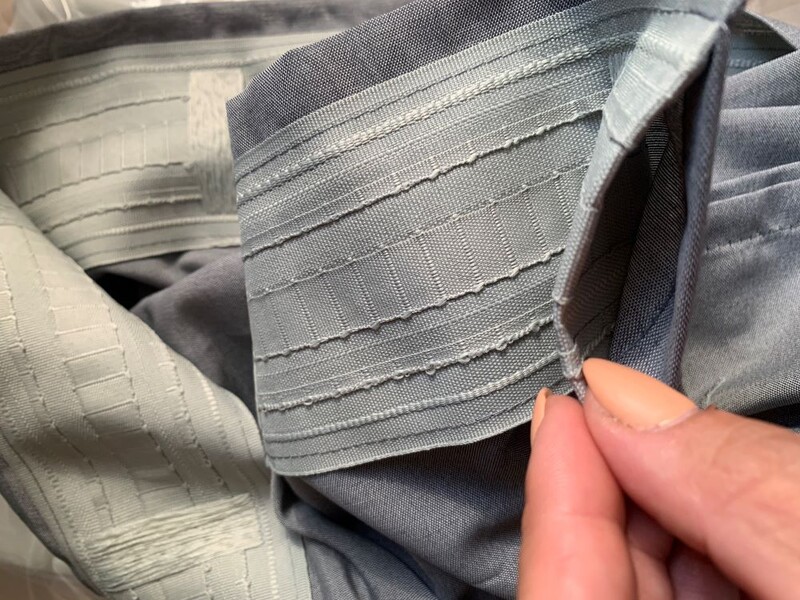 ДЪЛГО ПЕРДЕ ВОАЛ  1 БРОЙ С ШИРОКА ШИРИТ ЛЕНТА СИВ 100% 145/300 СМ ПОЛИЕСТЕР