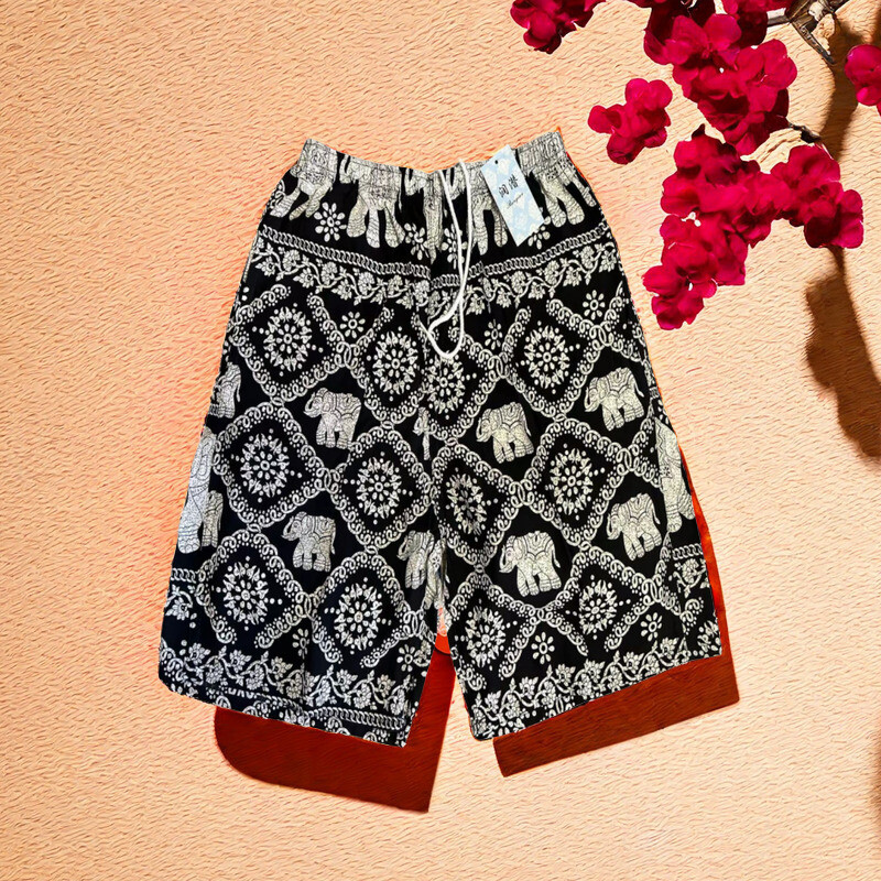 Amerikietiški vasariniai vyriški nauji ploni laisvalaikio šortai gali būti dėvimi kaip namų kelnės, didelio dydžio kelnės, laisvos ir patogios sportuoti