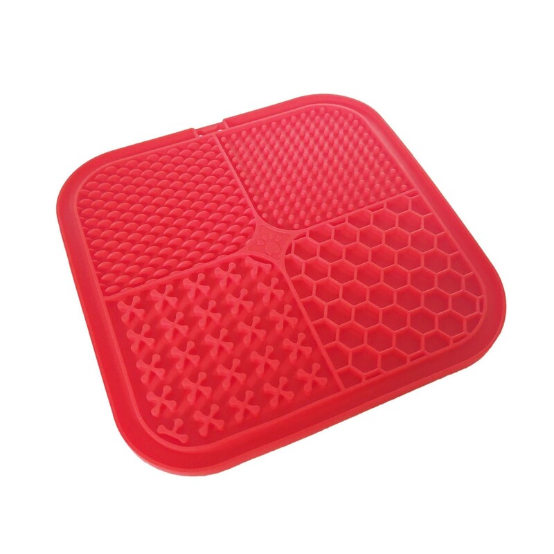 Naminių gyvūnėlių laižymo kilimėlis Katės letenėlė Silikoninis naminių gyvūnėlių lėto maisto kilimėlis šėrimo dubuo siurbimo puodelis grandiklis Šepetėlis Lėto maisto kilimėlis