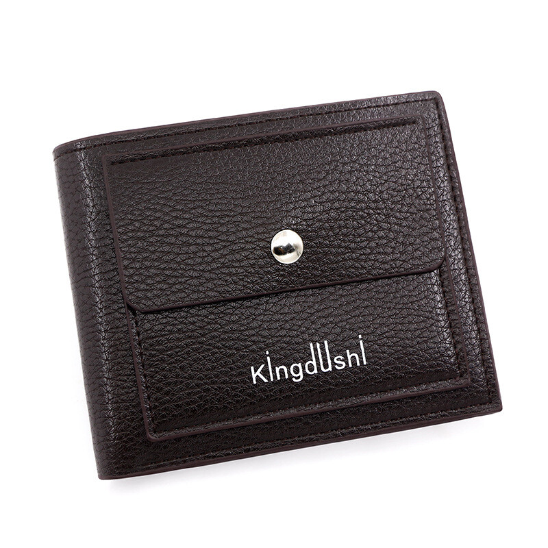 „Kingdushi“ vyriška trumpa sportinė piniginė Madinga laisvalaikio vyriškos piniginės užtrauktukas, didelės talpos kelių kortelių lizdai