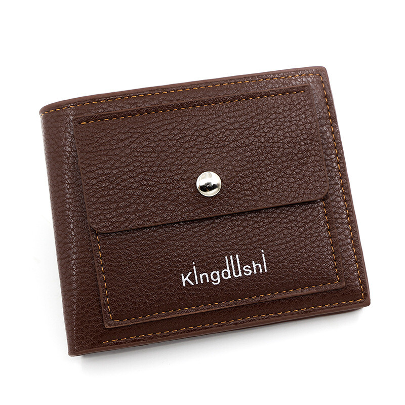 „Kingdushi“ vyriška trumpa sportinė piniginė Madinga laisvalaikio vyriškos piniginės užtrauktukas, didelės talpos kelių kortelių lizdai