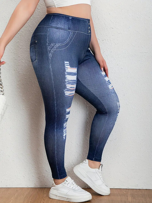 Външна търговия, контролиращи корема, европейски и американски чорапогащи, матова серия, голям размер, модна тенденция, трансгранични панталони, фитнес панталони с висока талия за жени