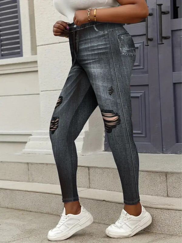 Външна търговия, контролиращи корема, европейски и американски чорапогащи, матова серия, голям размер, модна тенденция, трансгранични панталони, фитнес панталони с висока талия за жени