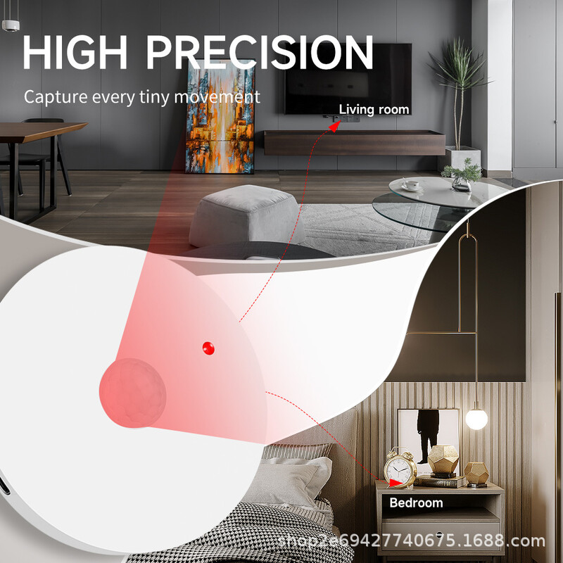 „Tuya WiFi“ žmogaus judesio jutiklis Išmanioji žmogaus infraraudonųjų spindulių detektoriaus mobilioji programėlė gali aptikti nuotoliniu būdu