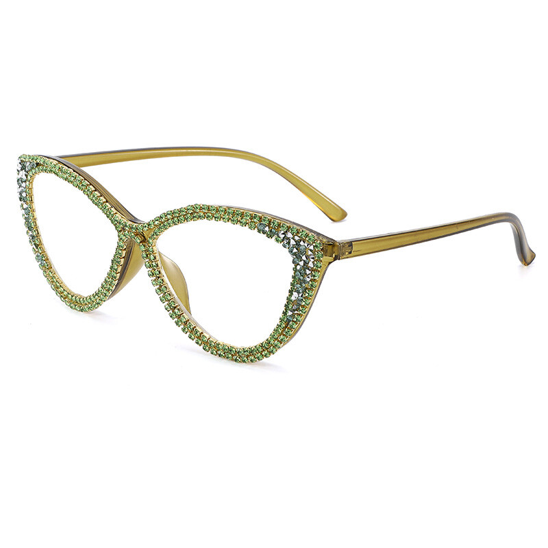 Трансгранични ръчно изработени очила за четене, обсипани с диаманти, TR рамка, обикновени вестници за четене на средна възраст и стари хора, анти-синя светлина, ретро очила за четене