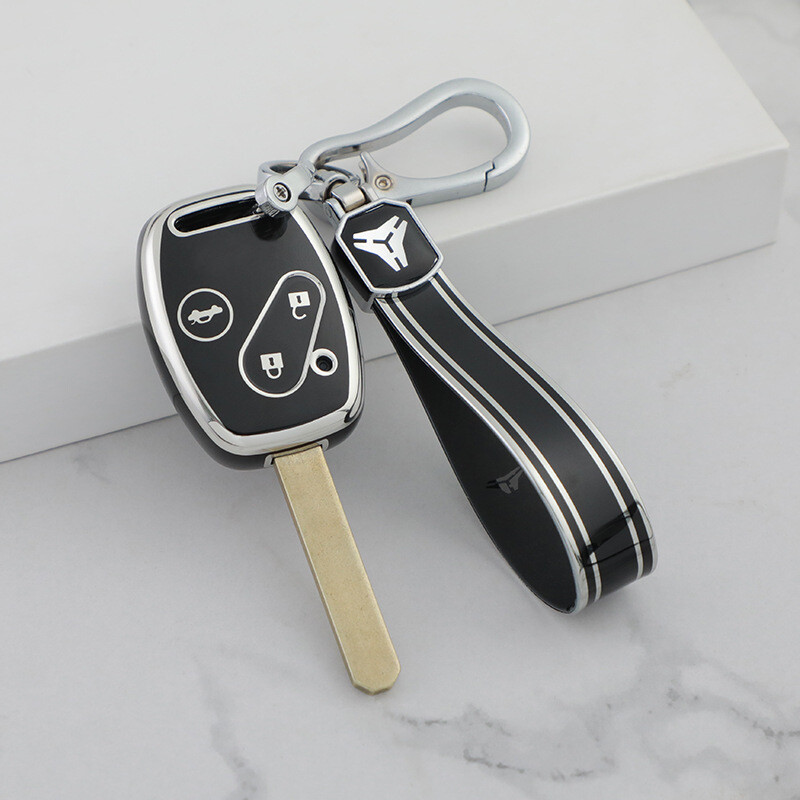 Tinka Honda 7 ir 8 kartos Accord CRV Odyssey Civic Fit City automobilio tiesiam raktų krepšio sagties apvalkalui