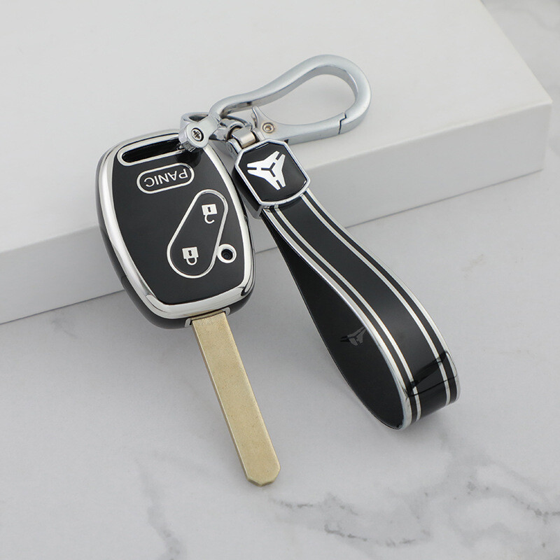 Tinka Honda 7 ir 8 kartos Accord CRV Odyssey Civic Fit City automobilio tiesiam raktų krepšio sagties apvalkalui