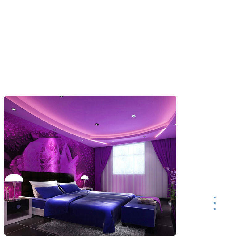 Светлинна лента led интелигентен bluetooth контрол холна таван неонов домашен цветен променящ се цвят външна водоустойчива светлинна лента 220V