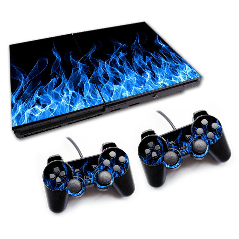 Piemērota Sony PS2 slim mašīnas uzlīmei PS2slim uzlīmei PS2 ķermeņa sāpju uzlīmei PS2 slim7W uzlīmei