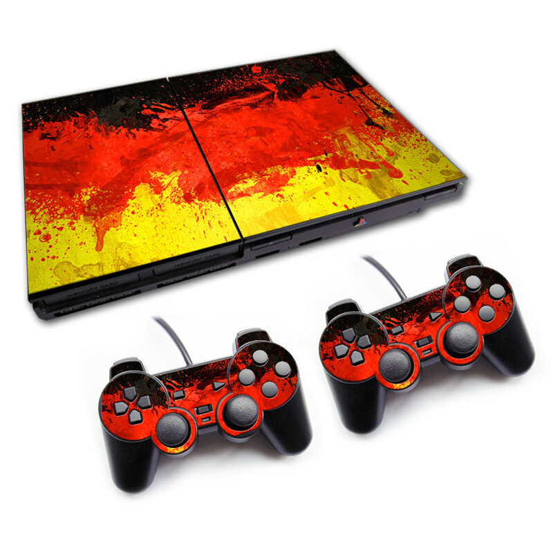 Piemērota Sony PS2 slim mašīnas uzlīmei PS2slim uzlīmei PS2 ķermeņa sāpju uzlīmei PS2 slim7W uzlīmei