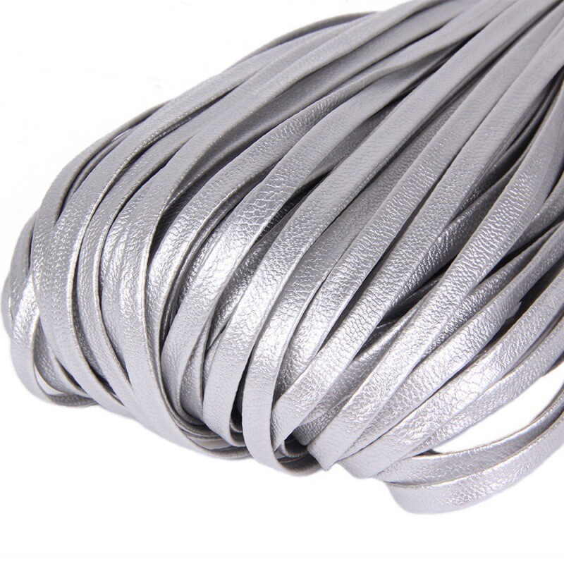 5 mmPU dvigubas odinis dirželis, avikailio imitacija, odinė virvė, sulankstytas dirželis "pasidaryk pats" grandinėlė, kaklo dirželis, drabužių priedai