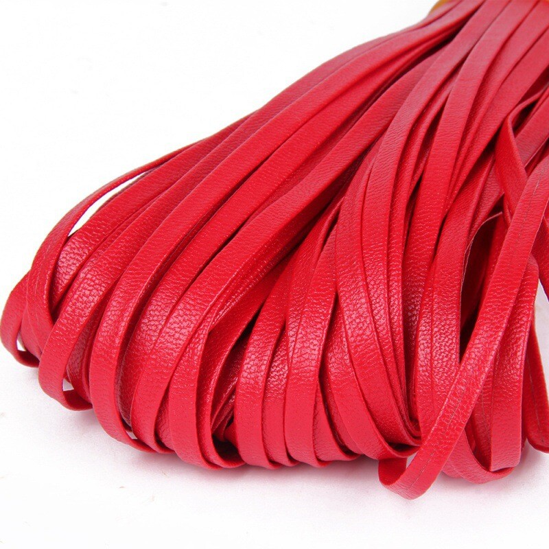 5 mmPU dvigubas odinis dirželis, avikailio imitacija, odinė virvė, sulankstytas dirželis "pasidaryk pats" grandinėlė, kaklo dirželis, drabužių priedai