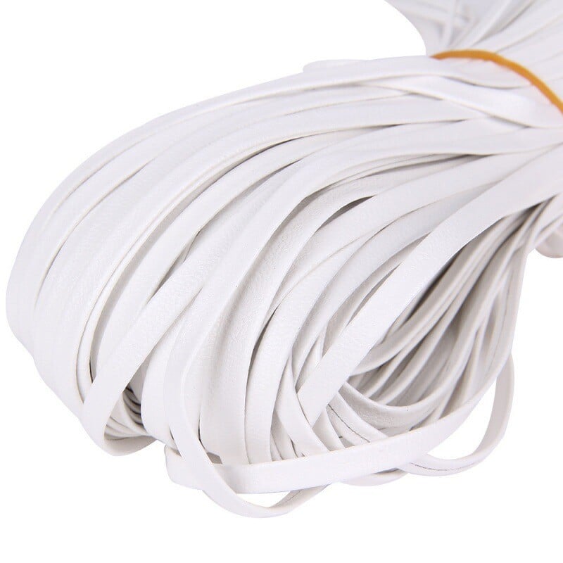 5 mmPU dvigubas odinis dirželis, avikailio imitacija, odinė virvė, sulankstytas dirželis "pasidaryk pats" grandinėlė, kaklo dirželis, drabužių priedai