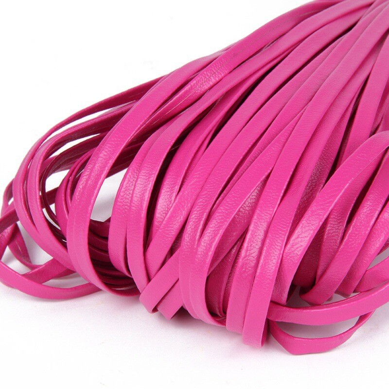 5 mmPU dvigubas odinis dirželis, avikailio imitacija, odinė virvė, sulankstytas dirželis "pasidaryk pats" grandinėlė, kaklo dirželis, drabužių priedai