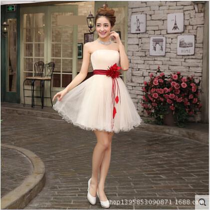 Рокли за шаферки 2024 нови булчински банкети рокли за шаферки абитуриентски къси рокли за жени