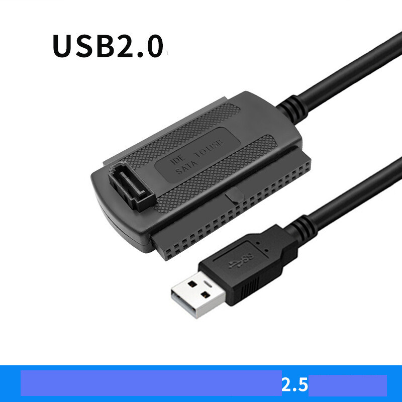 Vienkāršs piedziņas līnijas dators SSD mehāniskais cietais disks SATA uz USB lasītāju optiskais diskdzinis IDE datu kabelis 3,5 collas