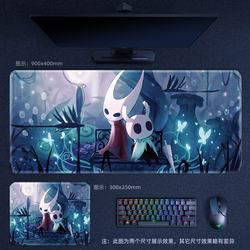 Подложка за мишка Hollow Knight Подложка за клавиатура Студентска офис игра
