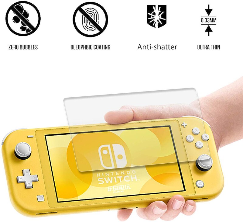 Switch lite shell kit paket igraća konzola torba za pohranu nosač zaštitna školjka kaljena folija set dodataka