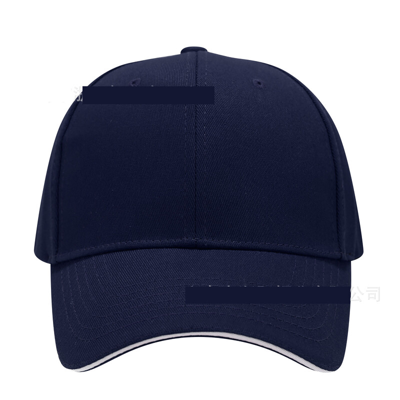 Paprasta medvilninė šešių plokščių beisbolo kepurė, sumuštinių kepuraitė, neutralaus stiliaus, reklaminė ančiuko kepurė, kurią galima atspausdinti ir išsiuvinėti