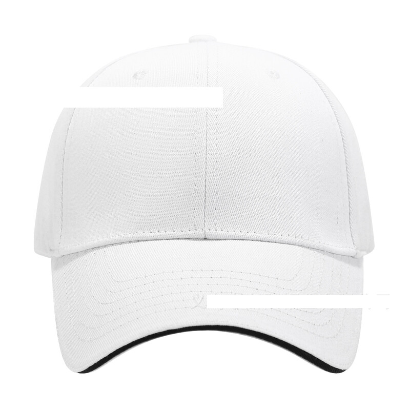 Paprasta medvilninė šešių plokščių beisbolo kepurė, sumuštinių kepuraitė, neutralaus stiliaus, reklaminė ančiuko kepurė, kurią galima atspausdinti ir išsiuvinėti