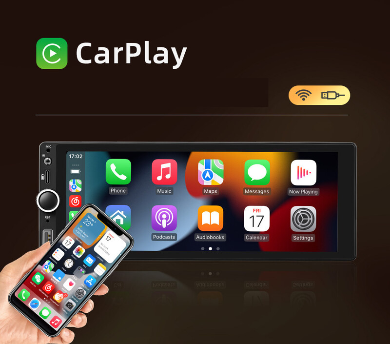 Nauja 6,86 colio Android automobilio sistema GPS navigacija belaidė carplay HD atbuline eiga viename įrenginyje