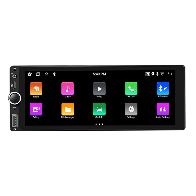 Nauja 6,86 colio Android automobilio sistema GPS navigacija belaidė carplay HD atbuline eiga viename įrenginyje