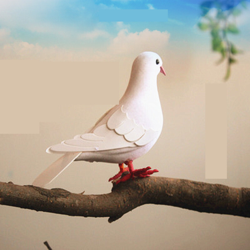 Imitacija balandis pilkas balandis laukinis balandis kvadratinis balandis vėžlys fotografijos rekvizitai sodo reikmenys balandžių paukščio modelis