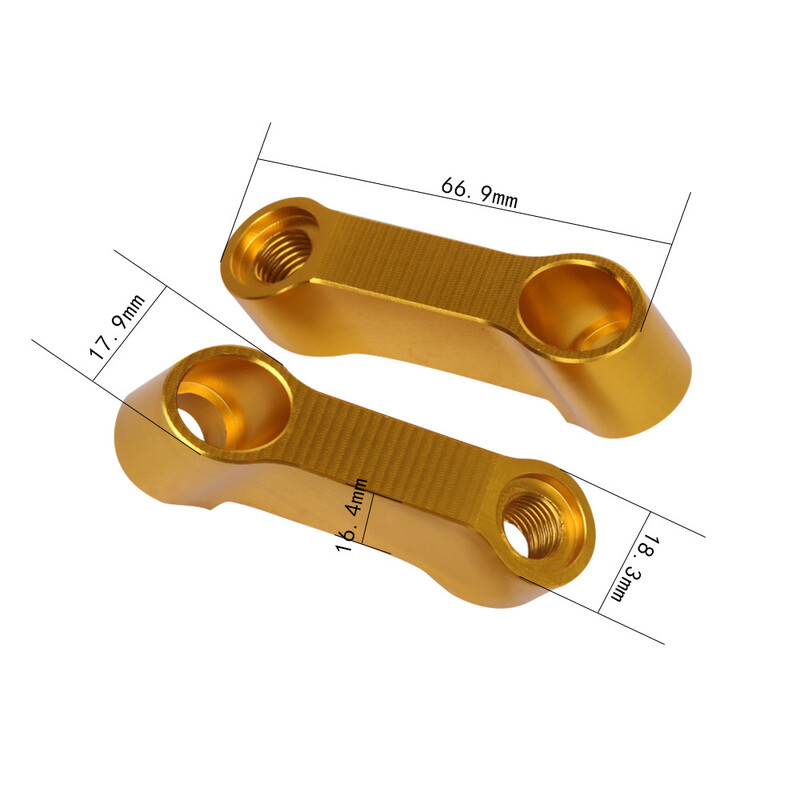 Tarpvalstybinis karštas pardavimas universalus motociklo galinio vaizdo veidrodėlio adapteris 10MM, tinka visiems motociklams