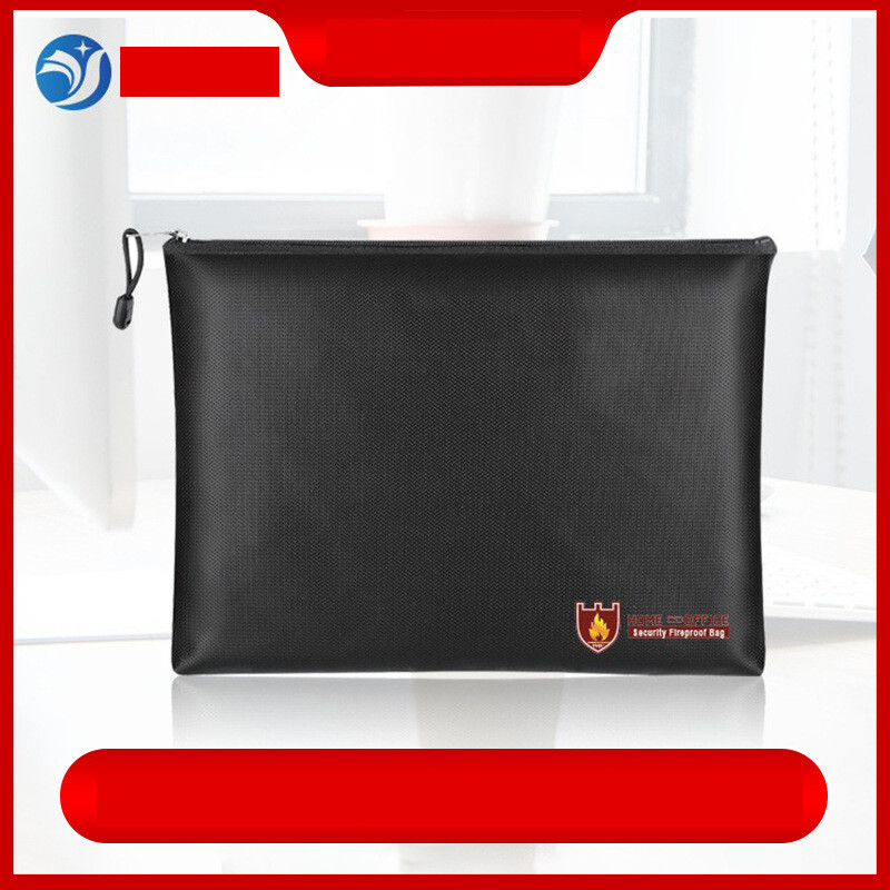 tarpvalstybinis specialus ugniai ir vandeniui atsparus apsauginis maišelis su užtrauktuku daugiafunkcinis ugniai atsparus laikymo krepšys 27*16cm