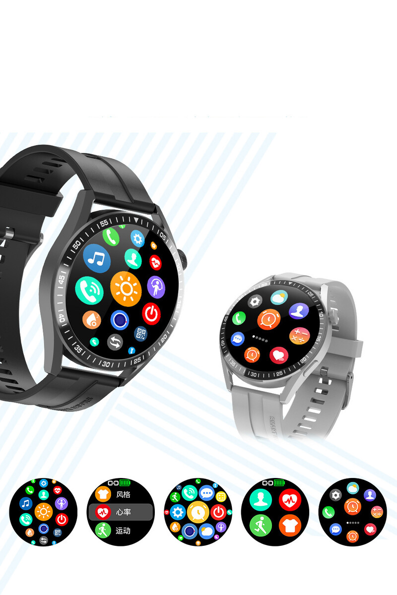 [Forrás gyári nagykereskedés] WH8 okosóra határokon átnyúló WH8-b óra pulzusszám Bluetooth hívás zene GT3 óra