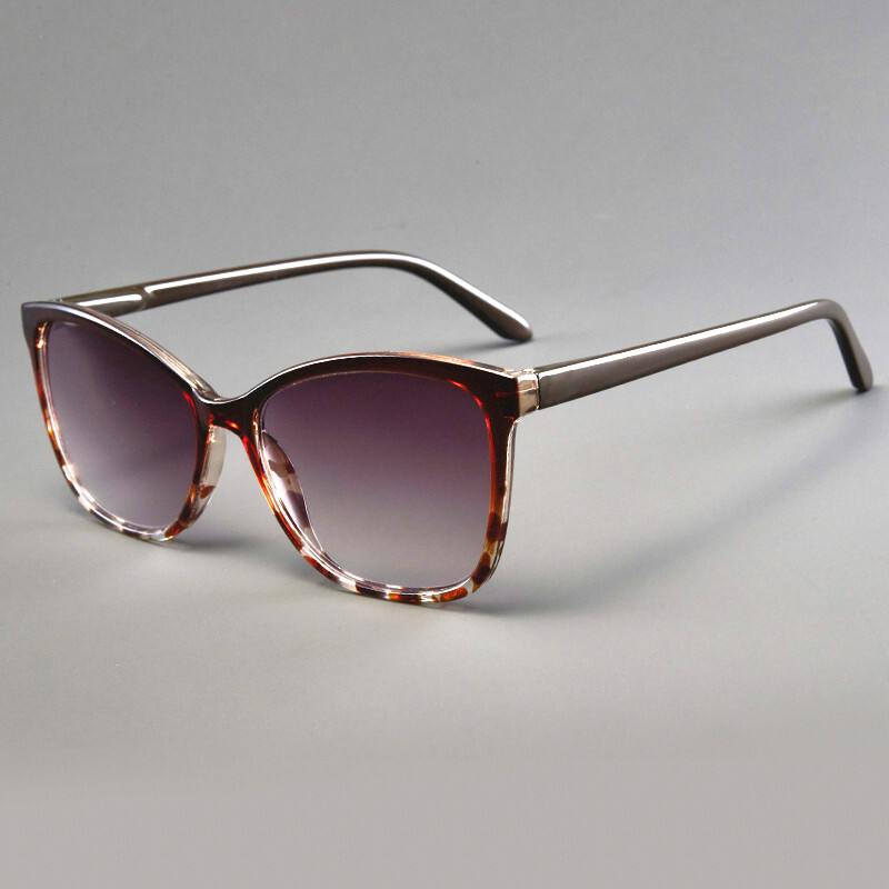 2025 m. akiniai nuo saulės, nauji HD lęšiai, didelis rėmelis, madingi skaitymo akiniai, pilkai rudos spyruoklinės kojos, kryžius eksportui