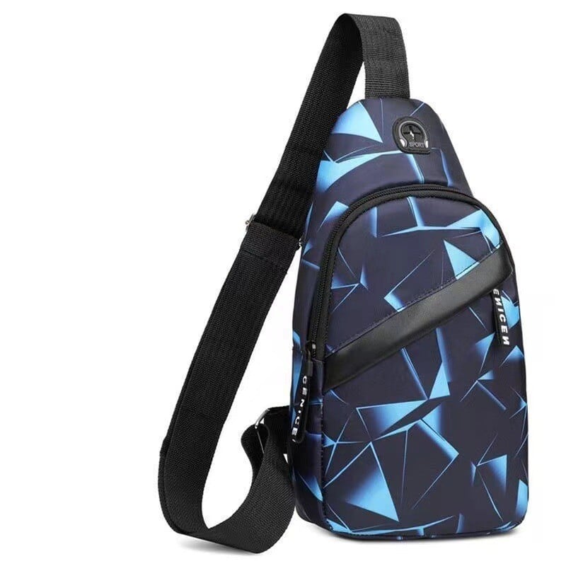 Melltáska új divatos koreai verzió futártáska könnyű kültéri sport hátizsák páros válltáska trend