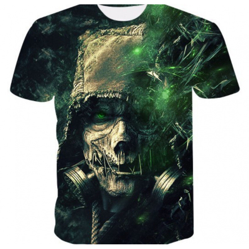 2025 Wish užsienio prekybos vasara nauji vyriški laisvalaikio mados apvalia kaklą angelas 3D skaitmeninis spausdinimas trumpomis rankovėmis marškinėliai