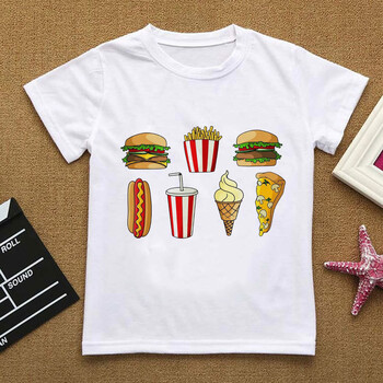Unisex αγόρια για κορίτσια κοντομάνικο T-shirt Best Friends Μόδα Ρούχα Παγωτό T-shirt καλοκαιρινά μπλουζάκια