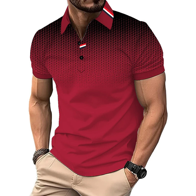 Spot 2023 határon átnyúló nyári új európai és amerikai nagyméretű nyomott rövid ujjú póló, férfi blúzok, divatos alkalmi póló