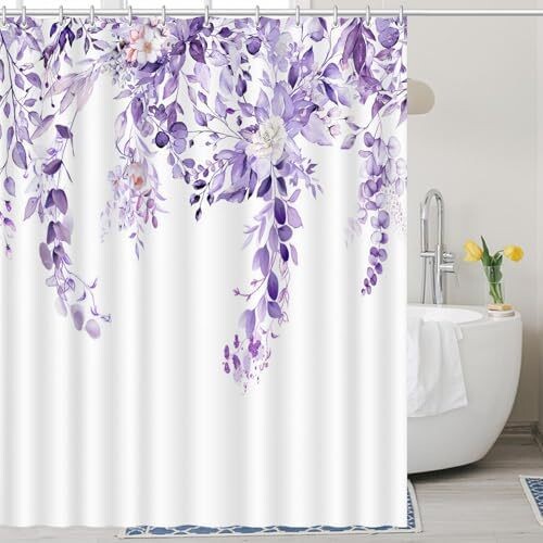 Siuntimas į užsienį šalavijų žalia dušo užuolaidos akvarelė eukalipto dušo užuolaidos lapai augalai gėlės audiniai vonios gamykla tiesioginiai pardavimai