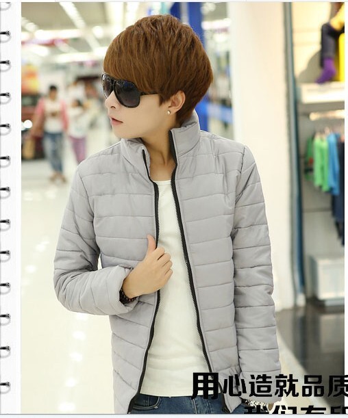 Tarptautinis gamyklų pasirinkimas – spontaniškas vyriškas medvilninis paltas, tiesiog šiltas, plonas, tvirtos laikysenos