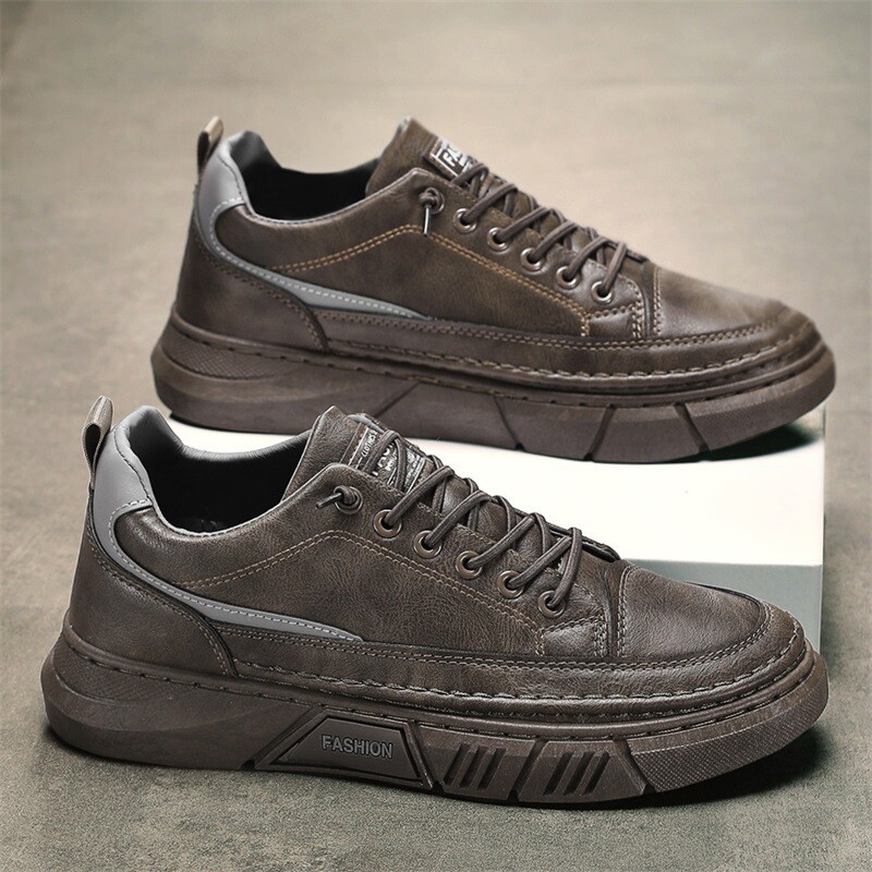 Vyriški batai 2024 m. nauji, kvėpuojantys, dalykiniai, oficialūs, britiški, laisvalaikio, juodi, PU + audinio, vyriški universalūs batai su minkštu padu, madingi