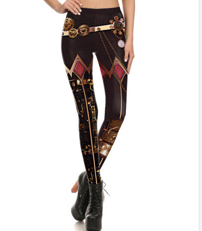 Tarptautinės Europos ir Amerikos Helovino kaukolės kamufliažinės skaitmeninės spaudos žemo juosmens tamprės moterims