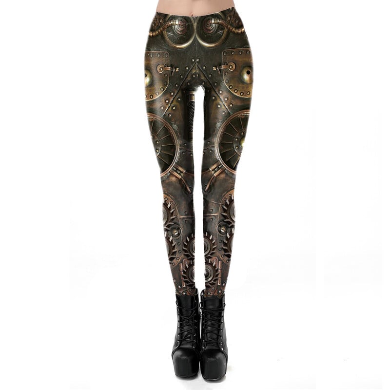 Tarptautinės Europos ir Amerikos Helovino kaukolės kamufliažinės skaitmeninės spaudos žemo juosmens tamprės moterims