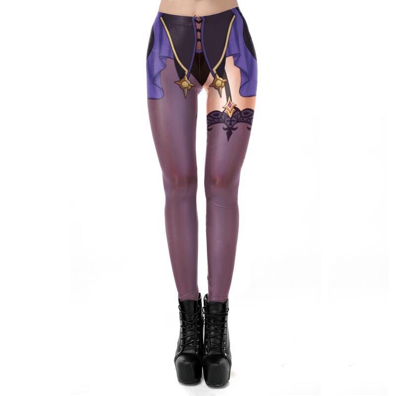 Tarptautinės Europos ir Amerikos Helovino kaukolės kamufliažinės skaitmeninės spaudos žemo juosmens tamprės moterims