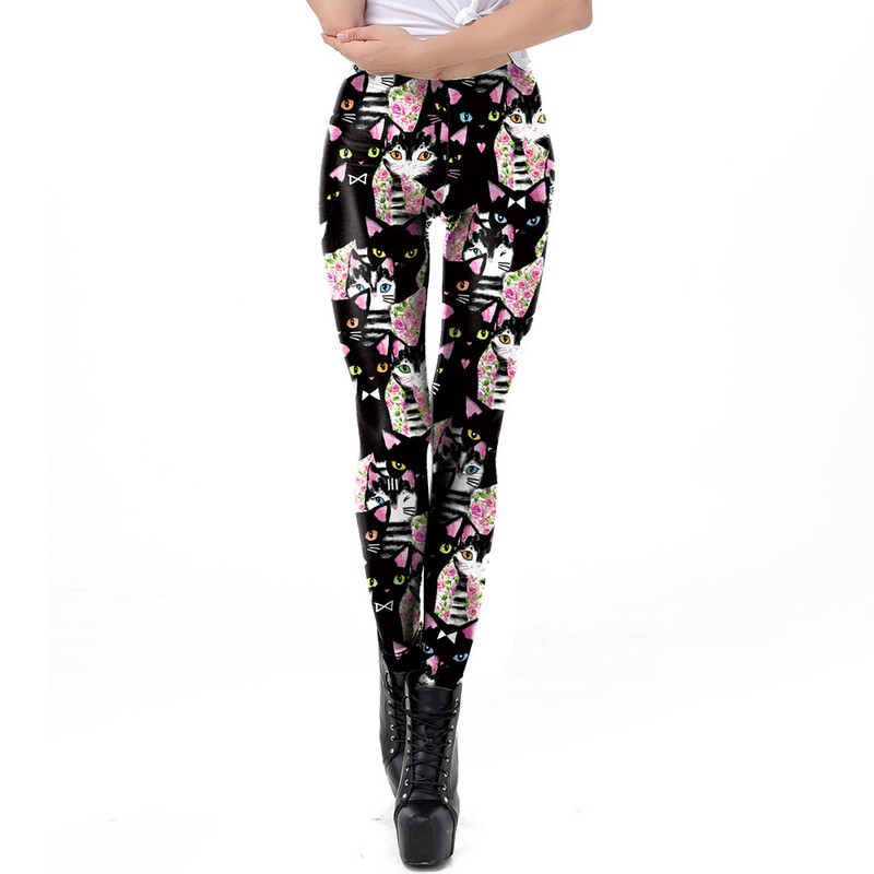 Tarptautinės Europos ir Amerikos Helovino kaukolės kamufliažinės skaitmeninės spaudos žemo juosmens tamprės moterims