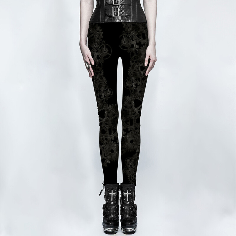 Naujos steampunk stiliaus europietiškos ir amerikietiškos jogos kelnės, greitai džiūstantys kelnaitės, tarpvalstybinė 3D skaitmeninė spauda, sportinės tamprės, fitneso kelnės