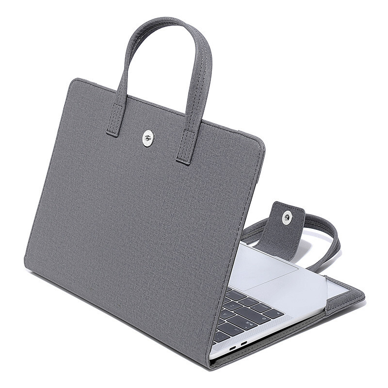 Multifunktsionaalne arvutikott Macbookile, kaitseümbris Apple`i arvutile, avatav ja suletav kott Macbookile.