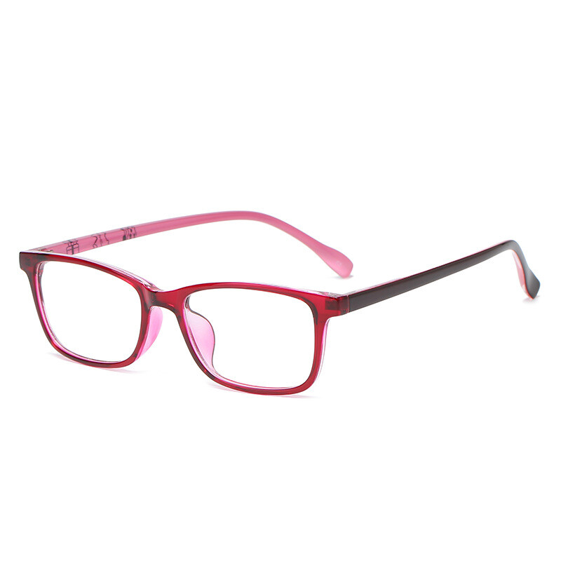 2020 új, kis négyzet alakú, nyomtatott lábakkal ellátott, koreai változatú, TR90 rövidlátású diákszemüveg kerettel