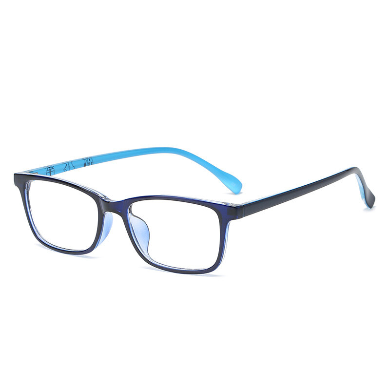 2020 új, kis négyzet alakú, nyomtatott lábakkal ellátott, koreai változatú, TR90 rövidlátású diákszemüveg kerettel