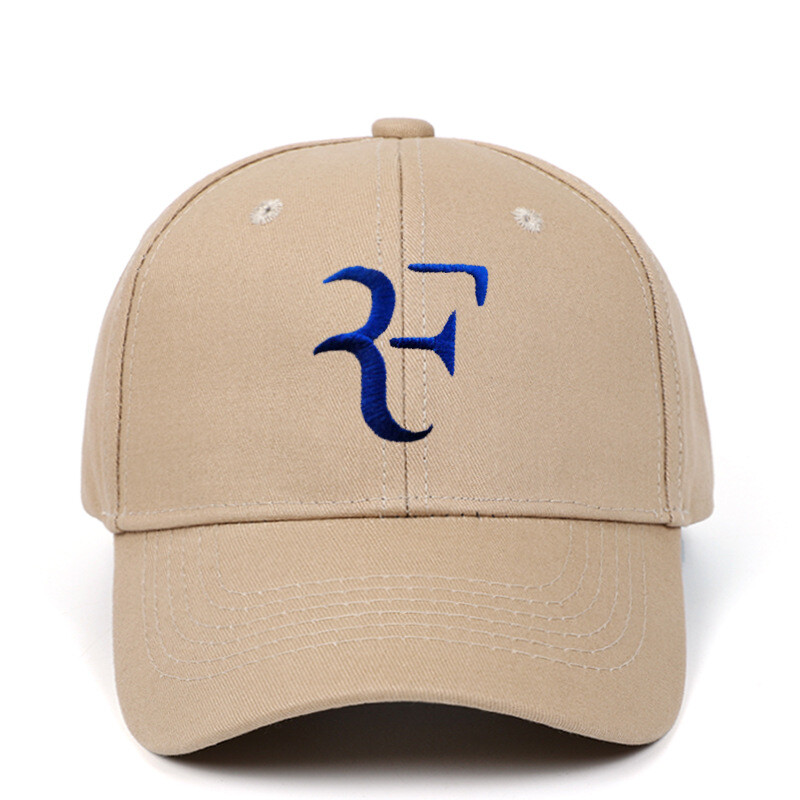2019 m. „eBay“ Federerio stiliaus siuvinėta beisbolo kepuraitė su F formos rankena, 8 spalvų, pasirenkama, laisvalaikio stiliaus F tipo teniso kepuraitė, skirta visoms rungtynėms.